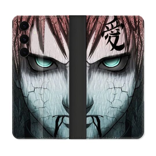 Housse Cuir Portefeuille Pour Samsung Galaxy S25 FE Manga Naruto Gaara