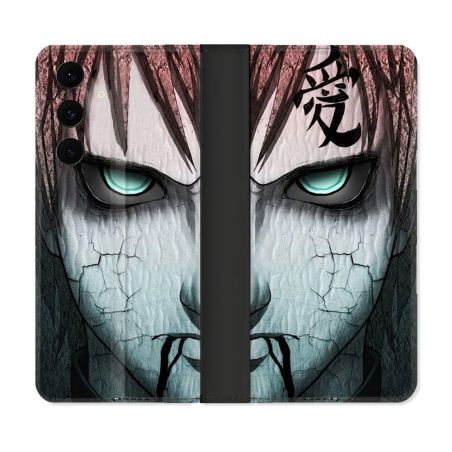 Housse Cuir Portefeuille Pour Samsung Galaxy S25 FE Manga Naruto Gaara