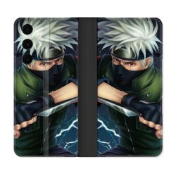 Housse Cuir Portefeuille Pour Samsung Galaxy S25 FE Manga Naruto Kakashi