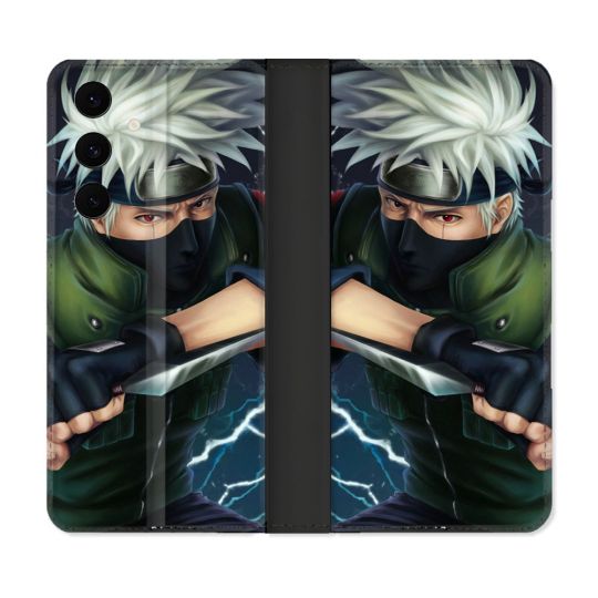 Housse Cuir Portefeuille Pour Samsung Galaxy S25 FE Manga Naruto Kakashi