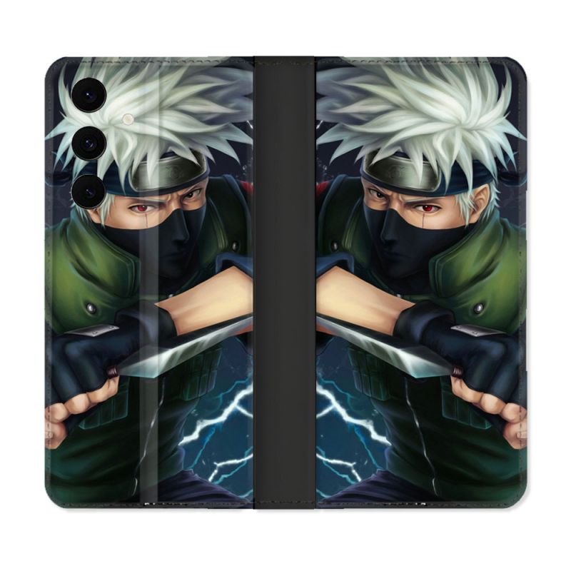 Housse Cuir Portefeuille Pour Samsung Galaxy S25 FE Manga Naruto Kakashi
