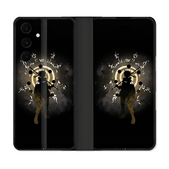 Housse Cuir Portefeuille Pour Samsung Galaxy S25 FE Manga Naruto Sage