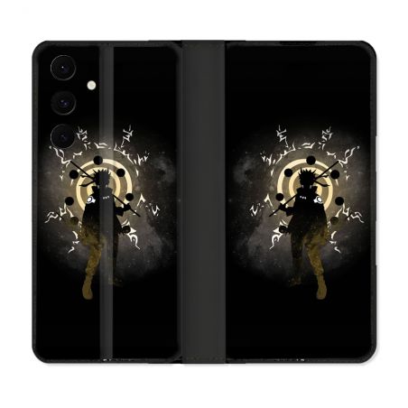 Housse Cuir Portefeuille Pour Samsung Galaxy S25 FE Manga Naruto Sage