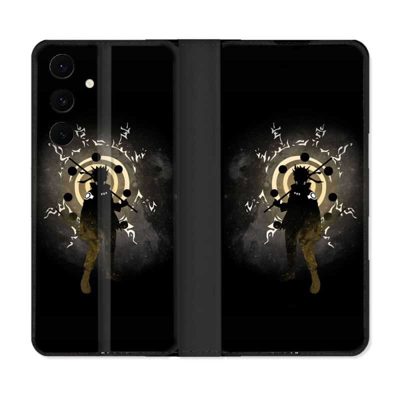 Housse Cuir Portefeuille Pour Samsung Galaxy S25 FE Manga Naruto Sage