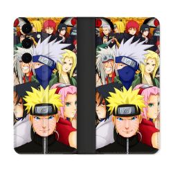 Housse Cuir Portefeuille Pour Samsung Galaxy S25 FE Manga Naruto Team