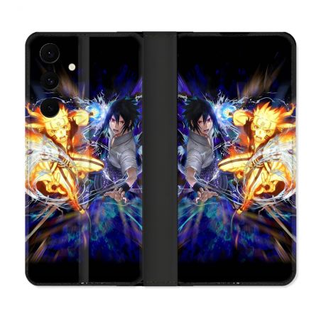 Housse Cuir Portefeuille Pour Samsung Galaxy S25 FE Manga Naruto VS