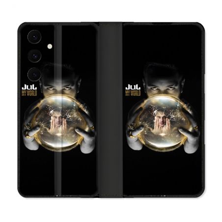 Housse Cuir Portefeuille Pour Samsung Galaxy S25 FE Musique Jul Affiche