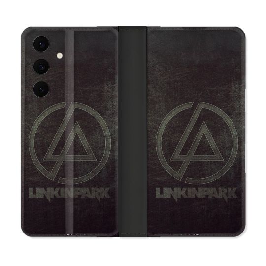 Housse Cuir Portefeuille Pour Samsung Galaxy S25 FE Musique Rock Linkin Park