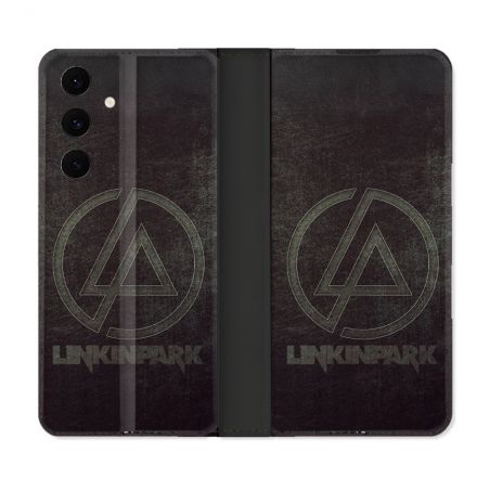 Housse Cuir Portefeuille Pour Samsung Galaxy S25 FE Musique Rock Linkin Park
