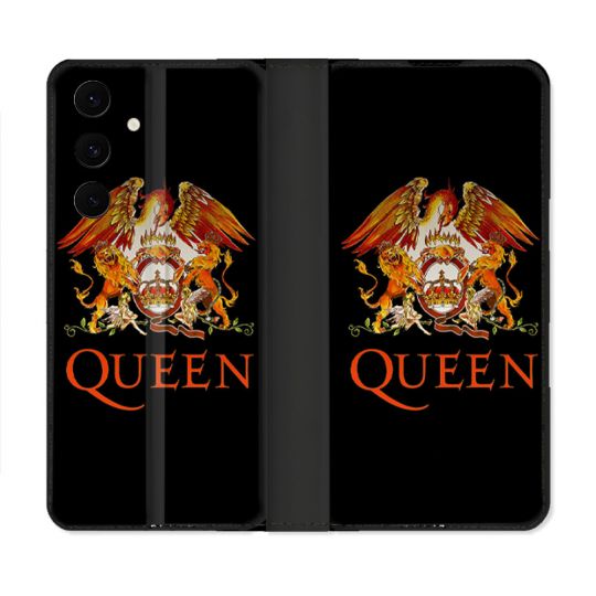 Housse Cuir Portefeuille Pour Samsung Galaxy S25 FE Musique Rock Queen
