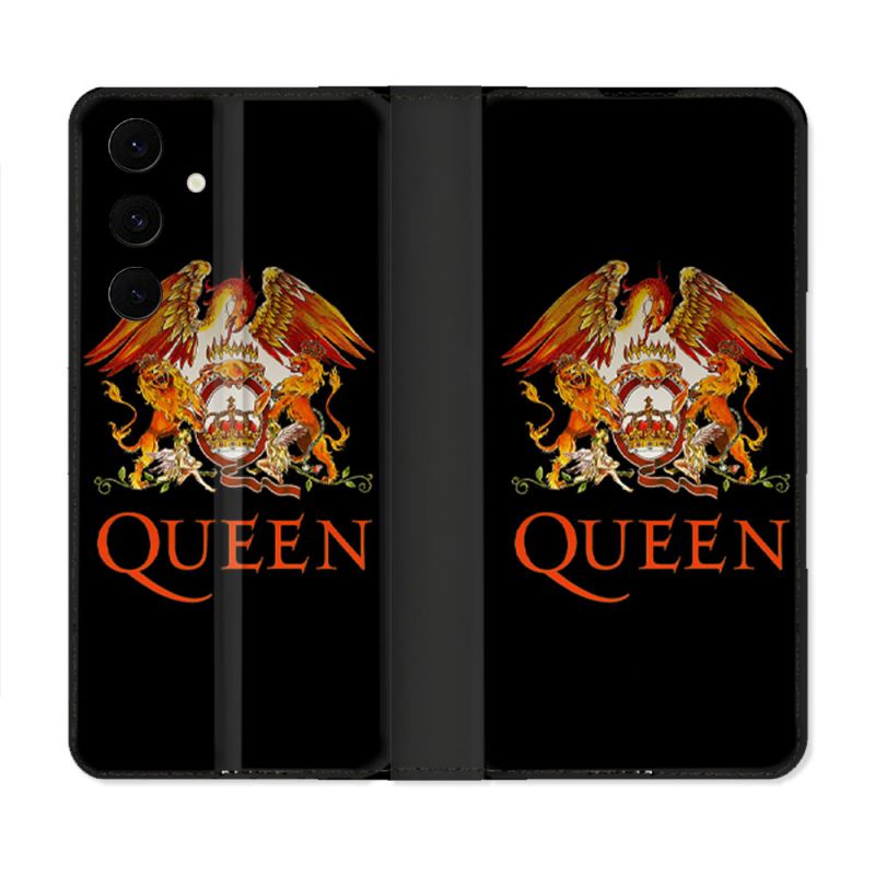 Housse Cuir Portefeuille Pour Samsung Galaxy S25 FE Musique Rock Queen