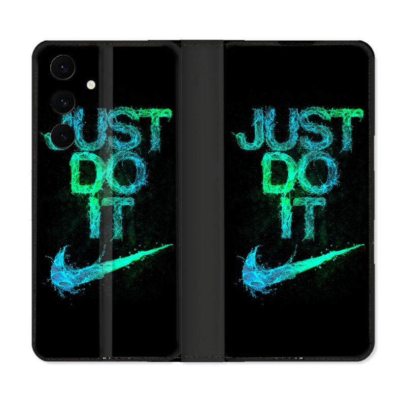 Housse Cuir Portefeuille Pour Samsung Galaxy S25 FE Nike Just Do It