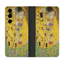 Housse Cuir Portefeuille Pour Samsung Galaxy S25 FE Peinture Le Baiser
