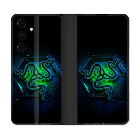 Housse Cuir Portefeuille Pour Samsung Galaxy S25 FE Razer