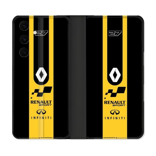 Housse Cuir Portefeuille Pour Samsung Galaxy S25 FE Renault