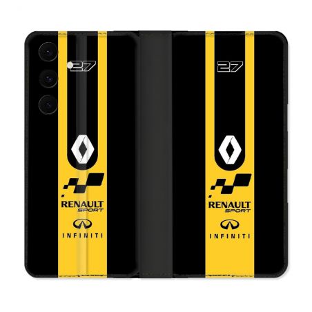 Housse Cuir Portefeuille Pour Samsung Galaxy S25 FE Renault