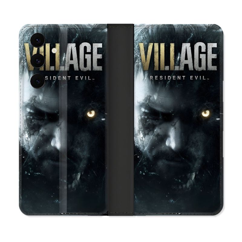 Housse Cuir Portefeuille Pour Samsung Galaxy S25 FE Resident Evil