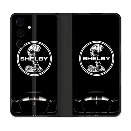 Housse Cuir Portefeuille Pour Samsung Galaxy S25 FE Shelby
