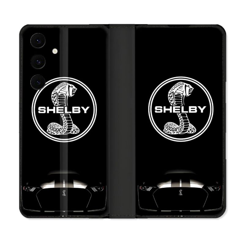 Housse Cuir Portefeuille Pour Samsung Galaxy S25 FE Shelby