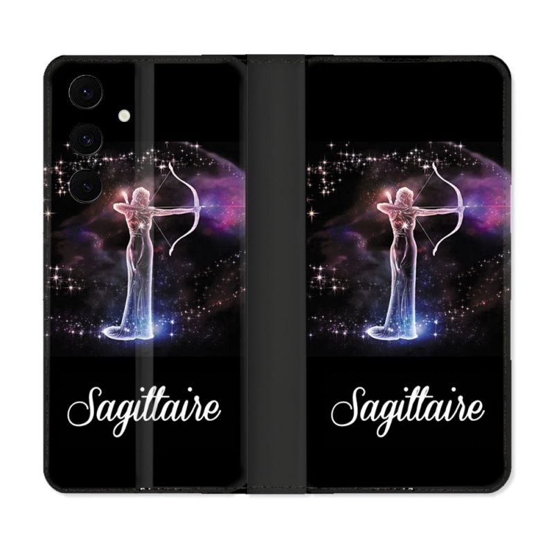 Housse Cuir Portefeuille Pour Samsung Galaxy S25 FE Signe Zodiaque 2 Sagittaire