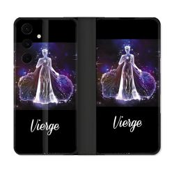Housse Cuir Portefeuille Pour Samsung Galaxy S25 FE Signe Zodiaque 2 Vierge