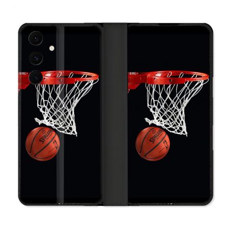 Housse Cuir Portefeuille Pour Samsung Galaxy S25 FE Sport Basket Panier