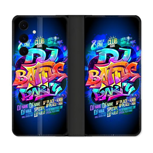 Housse Cuir Portefeuille Pour Samsung Galaxy S25 FE Street Art Rap
