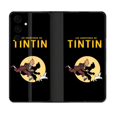 Housse Cuir Portefeuille Pour Samsung Galaxy S25 FE Tintin Classique