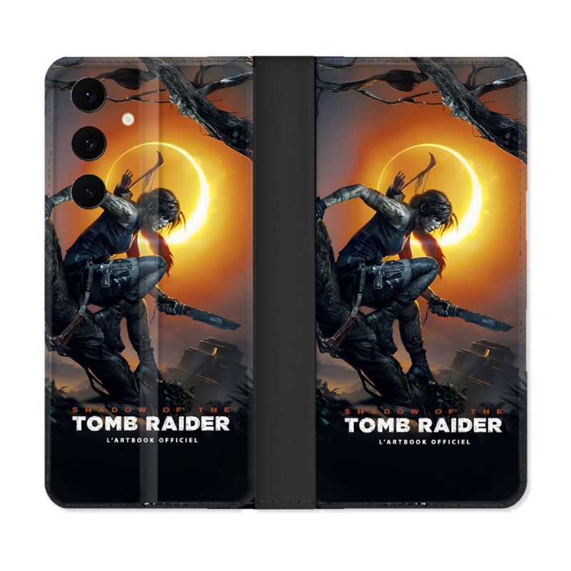 Housse Cuir Portefeuille Pour Samsung Galaxy S25 FE Tomb Raider