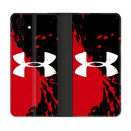 Housse Cuir Portefeuille Pour Samsung Galaxy S25 FE Under Armour