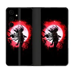 Housse Cuir Portefeuille Pour Samsung Galaxy S25 FE Voyage Japon Samourai