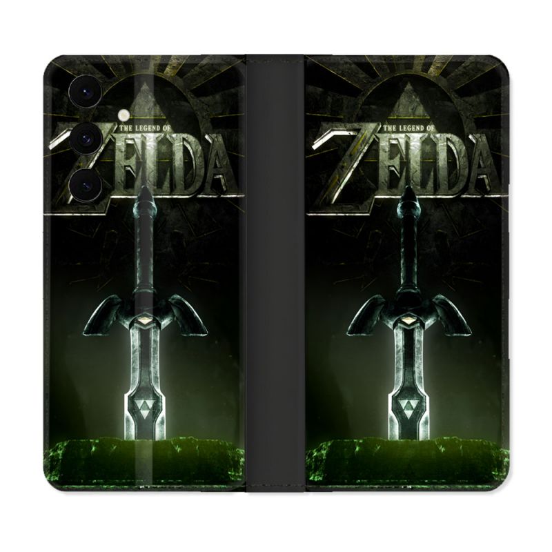 Housse Cuir Portefeuille Pour Samsung Galaxy S25 FE Zelda