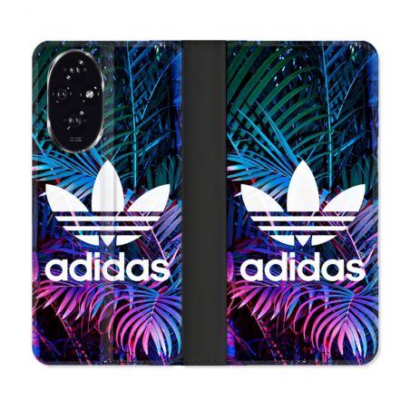Housse cuir portefeuille Pour Honor 200 5G Adidas Palmier