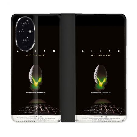Housse cuir portefeuille Pour Honor 200 5G Alien Affiche