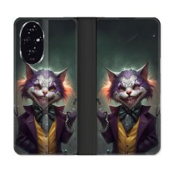 Housse cuir portefeuille Pour Honor 200 5G Animal Chat Joker