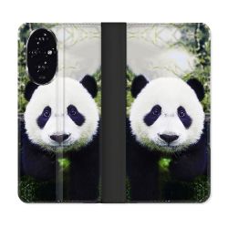 Housse cuir portefeuille Pour Honor 200 5G Animal Panda Color