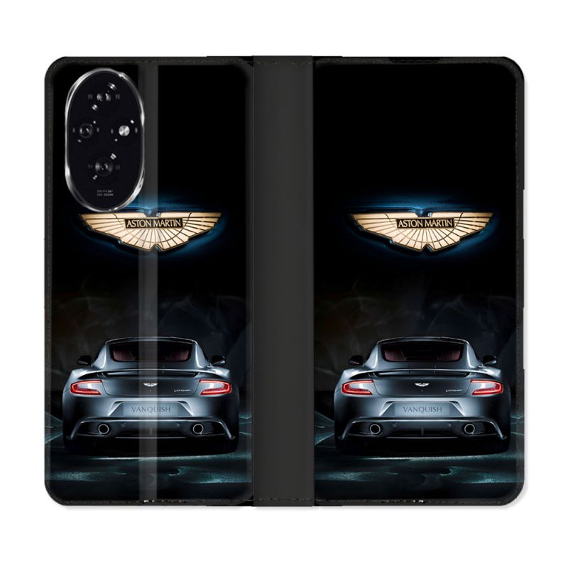 Housse cuir portefeuille Pour Honor 200 5G Aston Martin