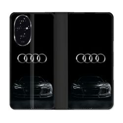Housse cuir portefeuille Pour Honor 200 5G Audi