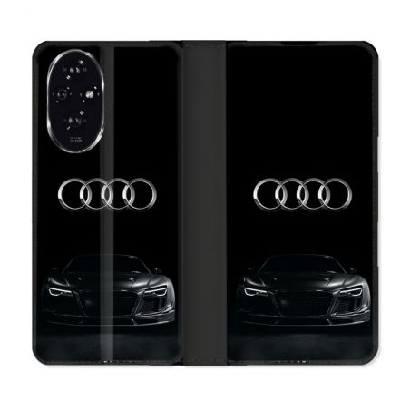 Housse cuir portefeuille Pour Honor 200 5G Audi