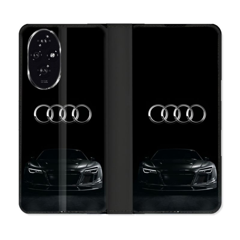 Housse cuir portefeuille Pour Honor 200 5G Audi