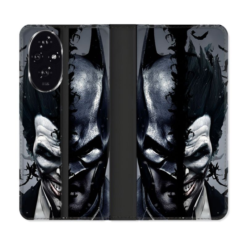 Housse cuir portefeuille Pour Honor 200 5G Batman Joker
