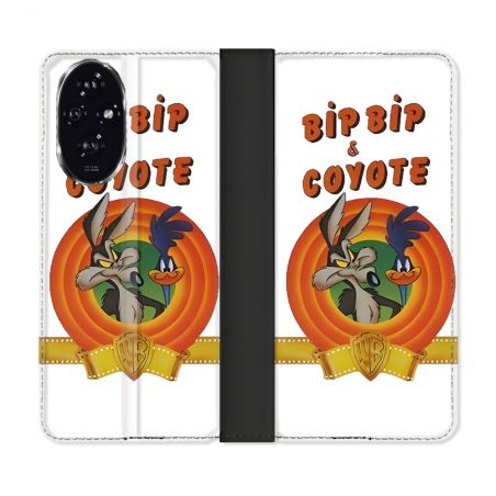 Housse cuir portefeuille Pour Honor 200 5G Bip Bip Coyote