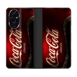Housse cuir portefeuille Pour Honor 200 5G Coca Cola Classique