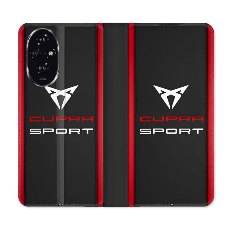 Housse cuir portefeuille Pour Honor 200 5G Cupra