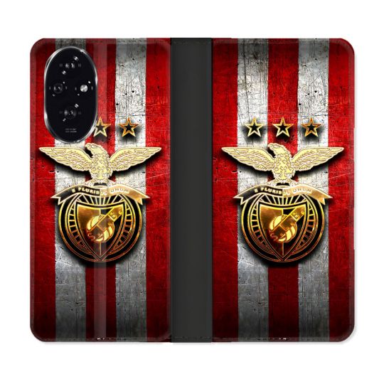 Housse cuir portefeuille Pour Honor 200 5G Foot Benfica
