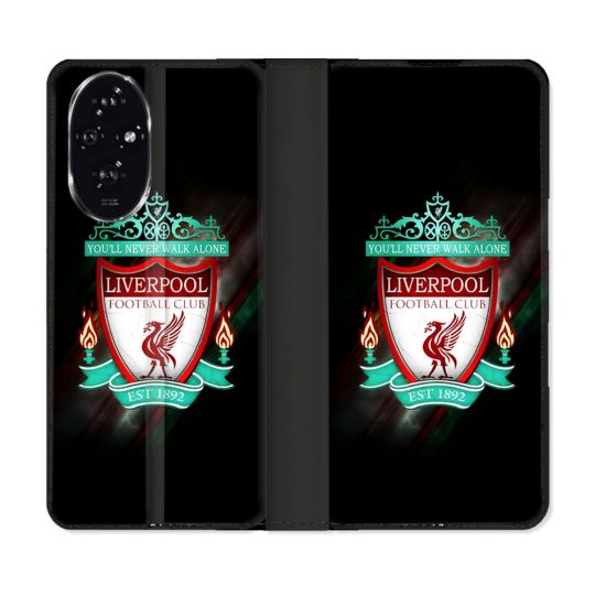 Housse cuir portefeuille Pour Honor 200 5G Foot Liverpool