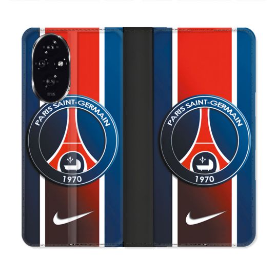Housse cuir portefeuille Pour Honor 200 5G Foot PSG 1970