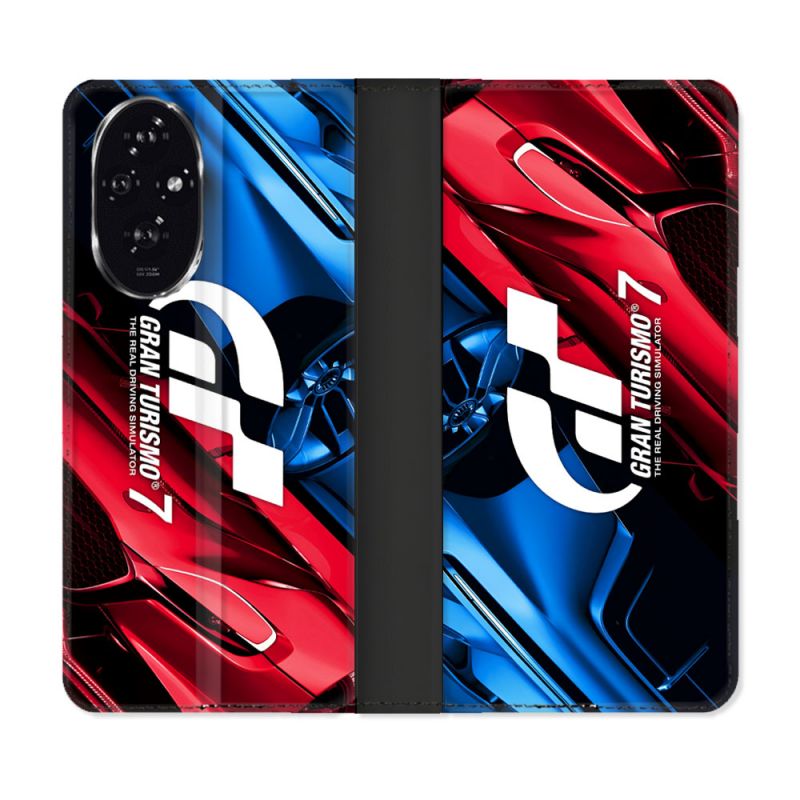 Housse cuir portefeuille Pour Honor 200 5G Gran Turismo
