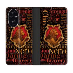 Housse cuir portefeuille Pour Honor 200 5G Harry Potter Griffondor
