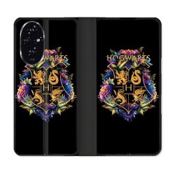 Housse cuir portefeuille Pour Honor 200 5G Harry Potter Hogwarts